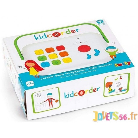 KIDCORDER LECTEUR AUDIO ENREGISTREUR-LiloJouets-Magasins jeux et jouets dans Morbihan en Bretagne