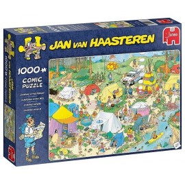 PUZZLE CAMPING NATURE COMIC 1000 PIECES-LiloJouets-Magasins jeux et jouets dans Morbihan en Bretagne