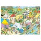 Puzzle camping nature comic 1000 pieces-lilojouets-magasins jeux et jouets dans morbihan en bretagne