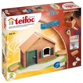 BOITE MAISON EN BRIQUES A CONSTRUIRE 110 PIECES TEIFOC-LiloJouets-Magasins jeux et jouets dans Morbihan en Bretagne