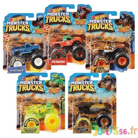 VEHICULE HOT WHEELS MONSTER TRUCKS ASST-LiloJouets-Magasins jeux et jouets dans Morbihan en Bretagne