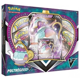 COFFRET POKEMON POLTHEGEIST-V AVEC 4 BOOSTERS ET CARTE GEANTE-LiloJouets-Magasins jeux et jouets dans Morbihan en Bretagne