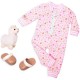Vetements pyjama licorne tenue classique pour poupee 46cm-lilojouets-magasins jeux et jouets dans morbihan en bretagne