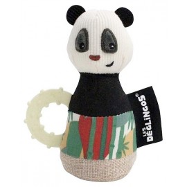 MARACAS ROTOTOS LE PANDA 14CM DEGLINGOS-LiloJouets-Magasins jeux et jouets dans Morbihan en Bretagne