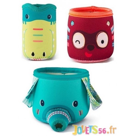 3 GOBELETS DE BAIN TISSU-LiloJouets-Magasins jeux et jouets dans Morbihan en Bretagne