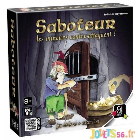 JEU SABOTEUR LES MINEURS CONTRE-ATTAQUENT BASE ET EXTENSION-LiloJouets-Magasins jeux et jouets dans Morbihan en Bretagne