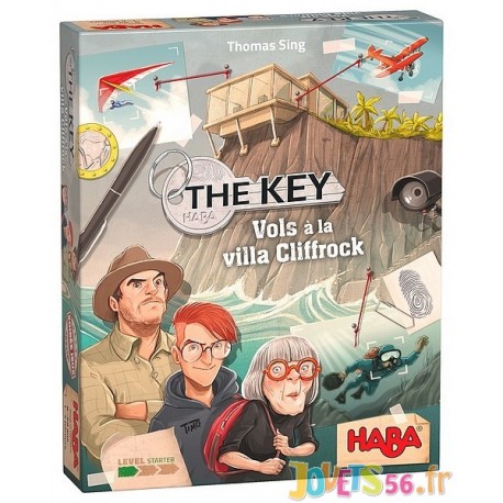 JEU THE KEY VOLS A LA VILLA CLIFFROCK-LiloJouets-Magasins jeux et jouets dans Morbihan en Bretagne