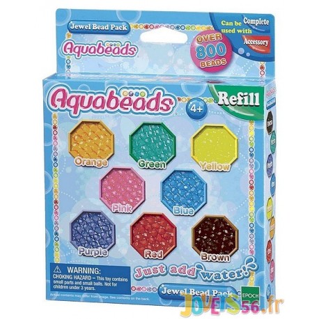 AQUABEADS RECHARGE 800 PERLES A FACETTES-LiloJouets-Magasins jeux et jouets dans Morbihan en Bretagne