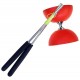 Diabolo rouge avec baguettes alu acrobat 105-lilojouets-morbihan-bretagne