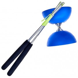 DIABOLO BLEU AVEC BAGUETTES ALU ACROBAT 105-LiloJouets-Morbihan-Bretagne