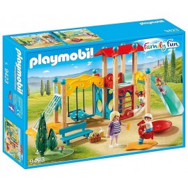 9423 PARC DE JEU AVEC TOBOGGAN PLAYMOBIL FAMILY FUN-LiloJouets-Morbihan-Bretagne