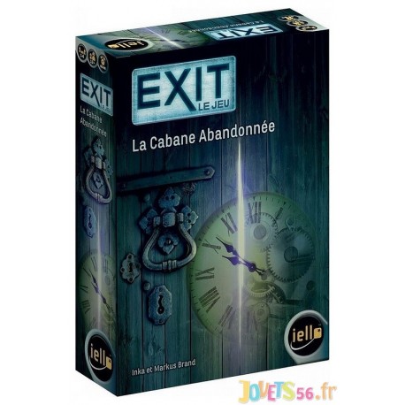 JEU EXIT LA CABANE ABANDONNEE-LiloJouets-Morbihan-Bretagne