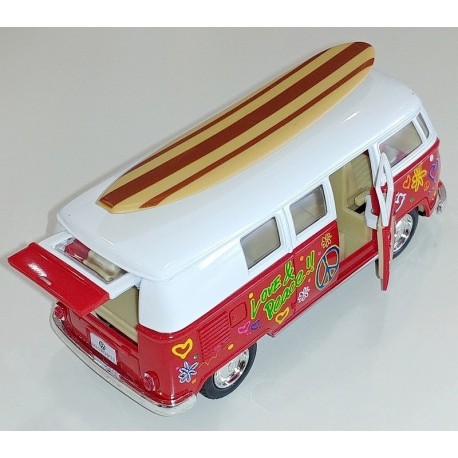 VEHICULES VAN VW RETROFRICTION AVEC SURF 13CM ASST-LiloJouets-Morbihan-Bretagne