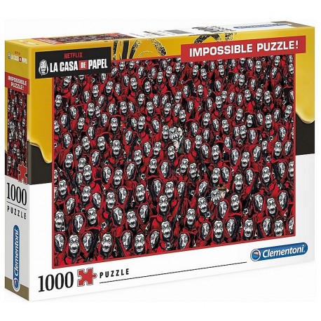 PUZZLE LA CASA DE PAPEL 1000 PIECES IMPOSSIBLE PUZZLE-LiloJouets-Morbihan-Bretagne