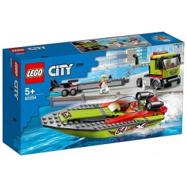 60254 LE TRANSPORT DU BATEAU DE COURSE LEGO CITY-LiloJouets-Morbihan-Bretagne