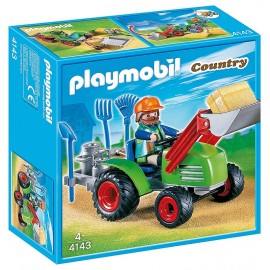 4143 AGRICULTEUR AVEC TRACTEUR PLAYMOBIL COUNTRY-LiloJouets-Morbihan-Bretagne