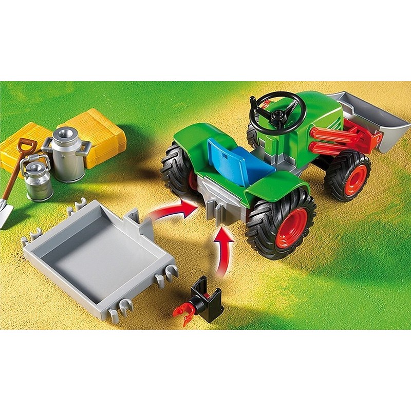 Playmobil 4143 agriculteur avec tracteur 
