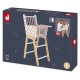 Chaise haute en bois candy chic-lilojouets-morbihan-bretagne