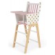 Chaise haute en bois candy chic-lilojouets-morbihan-bretagne