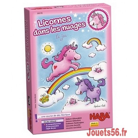 LICORNES DANS LES NUAGES JEU DE CARTES-jouets-sajou-56