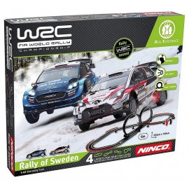 CIRCUIT VOITURES WRC SWEDEN 6M AVEC 2 VOITURES-LiloJouets-Morbihan-Bretagne