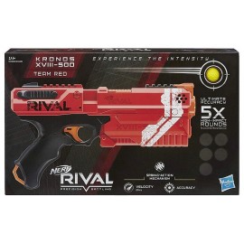 NERF RIVAL ROUGE KRONOS XVIII 500 AVEC 5 BALLES MOUSSE-LiloJouets-Morbihan-Bretagne