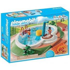 9422 PISCINE AVEC DOUCHE PLAYMOBIL FAMILY FUN-LiloJouets-Morbihan-Bretagne