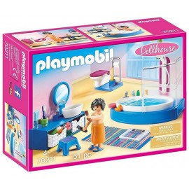 70211 SALLE DE BAIN AVEC BAIGNOIRE PLAYMOBIL DOLLHOUSE-LiloJouets-Morbihan-Bretagne