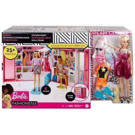 DRESSING DELUXE AVEC POUPEE BARBIE 30CM-LiloJouets-Morbihan-Bretagne