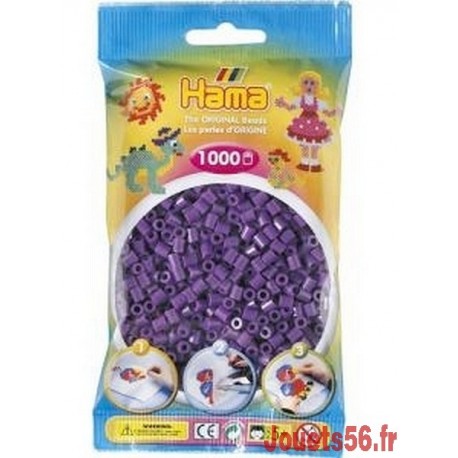 SACHET 1000 PERLES HAMA VIOLET-jouets-sajou-56