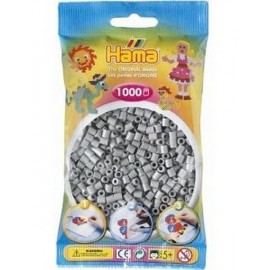 SACHET 1000 PERLES HAMA GRIS-jouets-sajou-56 SACHET 1000 PERLES HAMA GRIS-jouets-sajou-56
