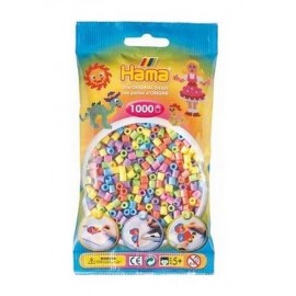 SACHET 1000 PERLES HAMA PASTEL MIX   -jouets-sajou-56