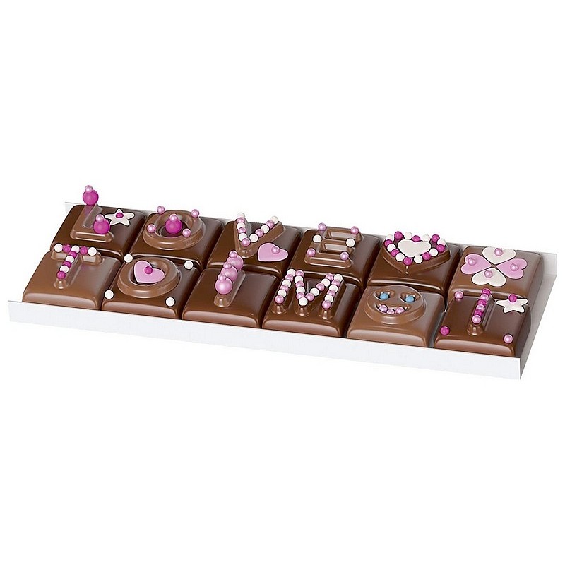 Lansay Mini Délices My Chocolate Message Workshop Multicolor