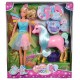 Poupee steffi fee 30cm et licorne enceinte-lilojouets-morbihan-bretagne