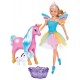 Poupee steffi fee 30cm et licorne enceinte-lilojouets-morbihan-bretagne