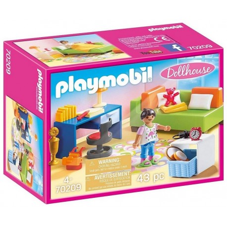 70209 CHAMBRE D'ENFANT AVEC CANAPE LIT PLAYMOBIL DOLLHOUSE-LiloJouets-Morbihan-Bretagne