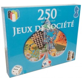 COFFRET COMPACT 250 JEUX DE SOCIETE CLASSIQUES-LiloJouets-Morbihan-Bretagne