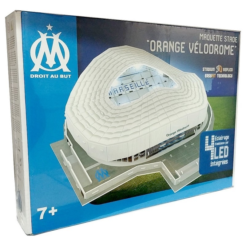 Stade 3d led velodrome olympique marseille puzzle 69pces 