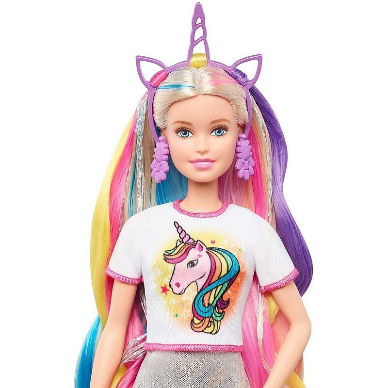 Poupee barbie 30cm cheveux fantastiques jouets56