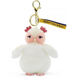 PORTE CLES LUNA PELUCHE CHOUETTE LES KALINES
