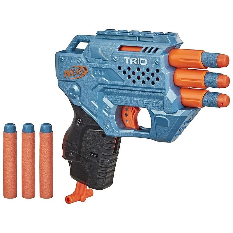 Fusil NERF fusil bleu avec 20 fléchettes en mousse