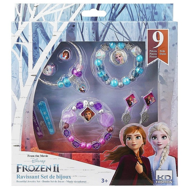 Coffret bijoux 9 pieces frozen2 reine des neiges 