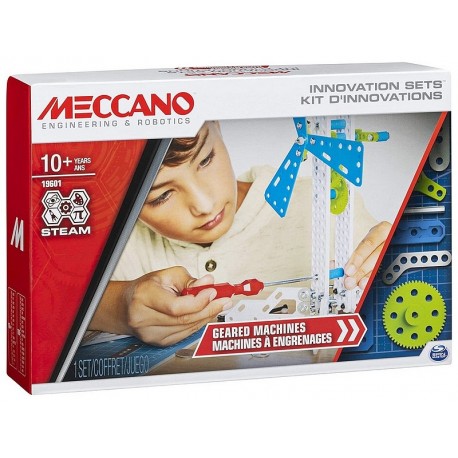 KIT D'INNOVATIONS MACHINES A ENGRENAGES 188 PIECES MECCANO-LiloJouets-Morbihan-Bretagne