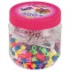 Pot rose 400 perles maxi hama avec 2 plaques-lilojouets-morbihan-bretagne