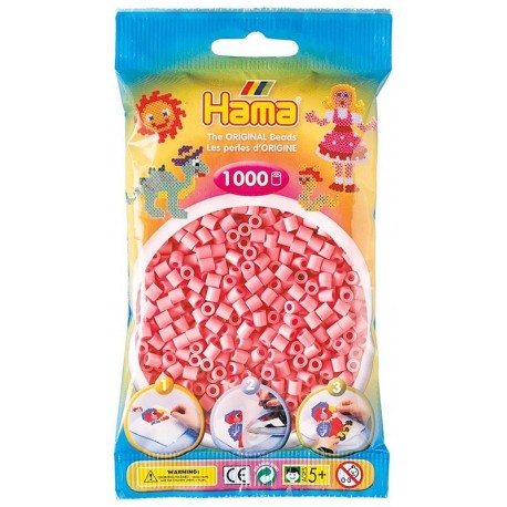 SACHET 1000 PERLES HAMA ROSES-LiloJouets-Morbihan-Bretagne