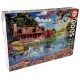 Puzzle chalet au bord du lac 5000 pieces-lilojouets-morbihan-bretagne