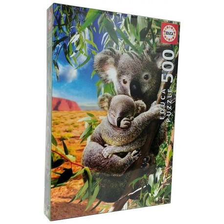 PUZZLE KOALA ET SON BEBE 500 PIECES-LiloJouets-Morbihan-Bretagne