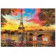 Puzzle coucher de soleil a paris 3000 pieces-lilojouets-morbihan-bretagne