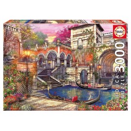 PUZZLE ROMANCE A VENISE 3000 PIECES-LiloJouets-Morbihan-Bretagne