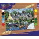 Tableau maisons bretonnes 39x30cm peinture par numeros-lilojouets-morbihan-bretagne